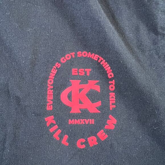 Kill Crew Mens Inner Demons T-Shirt Black Size‎ Large Mental Health - Picture 3 of 4